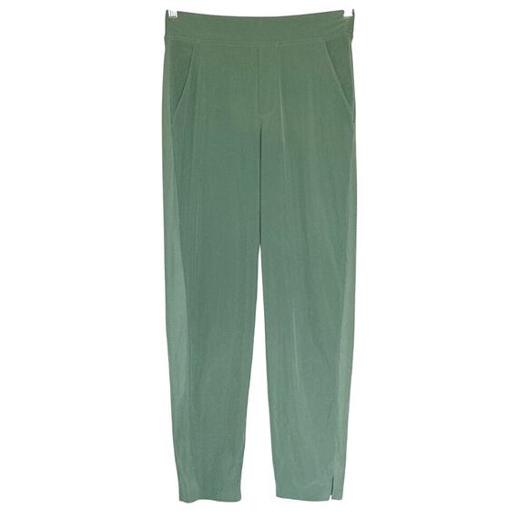 Athleta Brooklyn Ankle Pant Vineyard Green Pants Women’s Size 4 Travel Casual - Picture 4 of 10